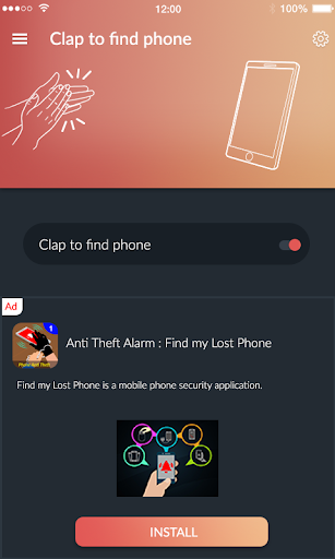 Clap to find lost phone