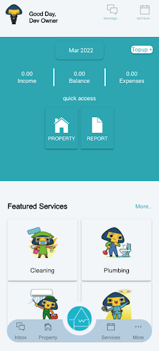 Aqua White Home Screen 3
