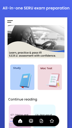 SERU mock test, theory, MCQ Screen 2