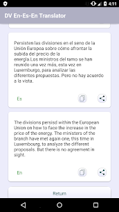 DV En-Es-En Translator Paid Apk Latest App for Android 4