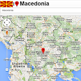 Macedonia map icon