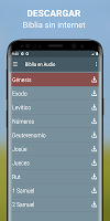 screenshot of Audio Biblia en Español app