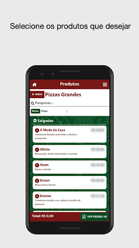 Lavorato Pizzas Screen 2