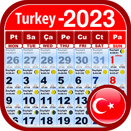 Türkiye Takvimi 2023 logo