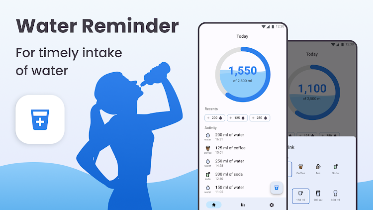 Water Tracker - Drink Reminder - 1.1.8.1 - (Android)