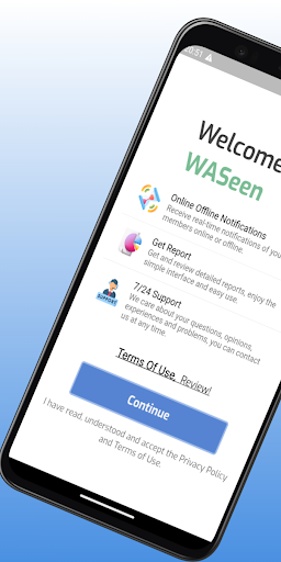 Android application WT Online tracker last seen screenshort