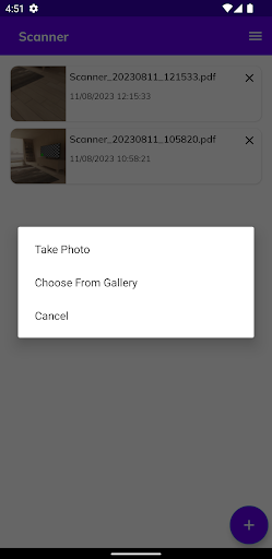 ScannerApp Screen 2