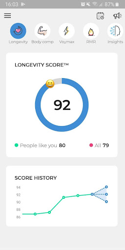 Android application DexaFit ai screenshort