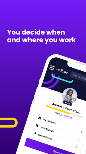 Android application staffyou screenshort