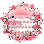 Cover Image of Download Pink Spring Keyboard Theme 2.0 APK