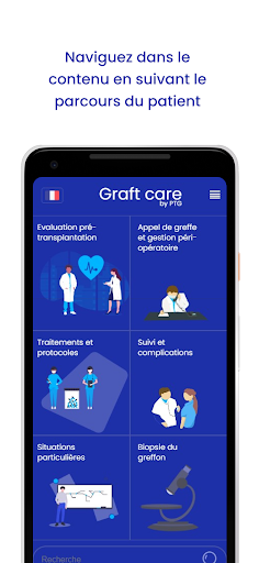 Android application Graft Care screenshort