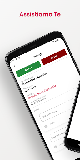Android application Assitiamo Te screenshort
