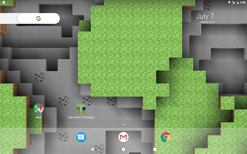 Cube Terrain 3D Live Wallpaper Screenshot