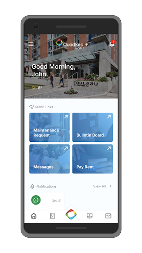 Android application QuadReal+ Home screenshort