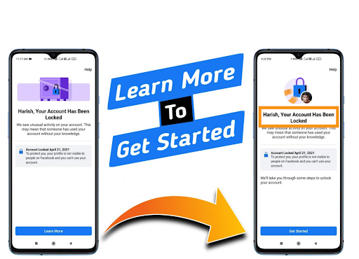Recover Accounts : How & Tips Screen 3