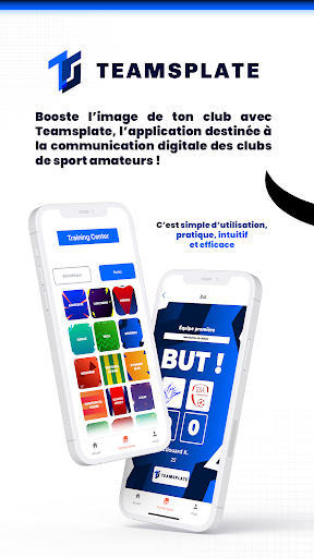 Android application Teamsplate screenshort