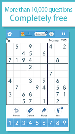 Sudokuu2010A logic puzzle game u2010  screenshots 1