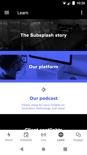 The Current by Subsplash Screen 3