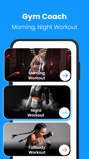 Android application Gym Workout screenshort