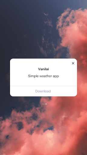 Android application Vanilai screenshort