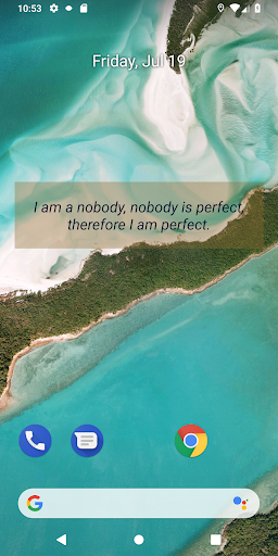 Android application Jokes Widget screenshort