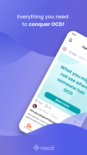 Android application NOCD: OCD Therapy and Tools screenshort
