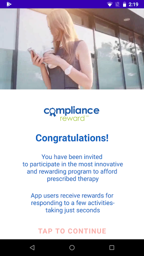 Android application Compliance Rewards screenshort