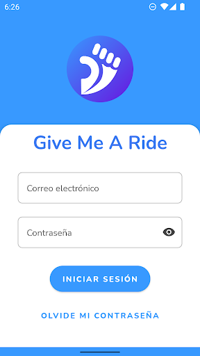 Android application Give Me A Ride screenshort