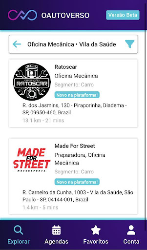OAUTOVERSO Screen 2