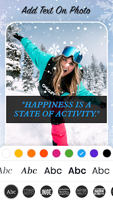 Snow Effect Photo Editor Appのおすすめ画像4