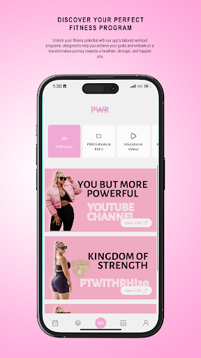 PT WITH RHI’S TRAINING APP Screen 2