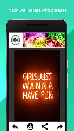 Android application Neon Wallpapers HD screenshort