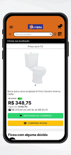 Oliveira Home Center Screen 3