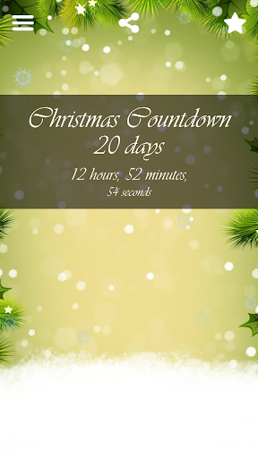 Christmas Count Down Screen 2