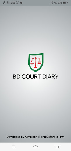 Android application BD Court Diary screenshort
