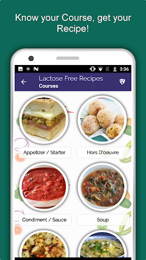 Lactose Free Food Recipes Screen 3