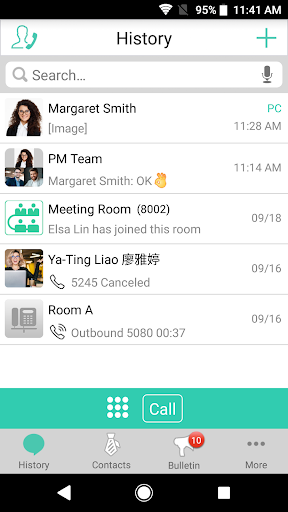 Android application EZPhone screenshort