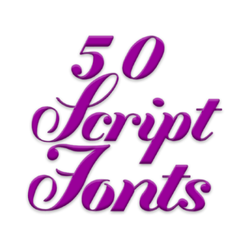 Script Fonts Message Maker  Icon