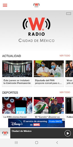 WRadio México Screenshot 1 - AppWisp.com
