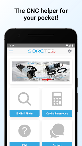 Android application Sorotec App screenshort