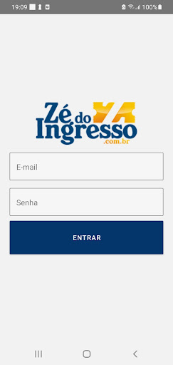 Android application Zé do Ingresso Organizador screenshort