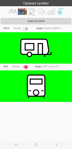 Android application Easy Caravan Leveller screenshort