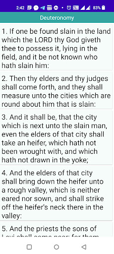 Holy Bible ( English ) Screen 3