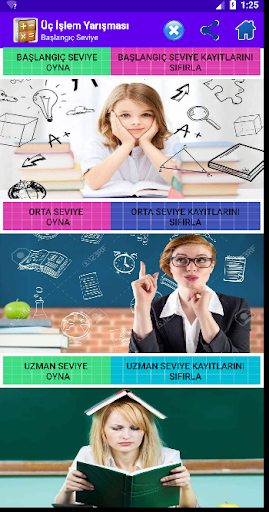 Üç İşlem Yarışması Screen 2