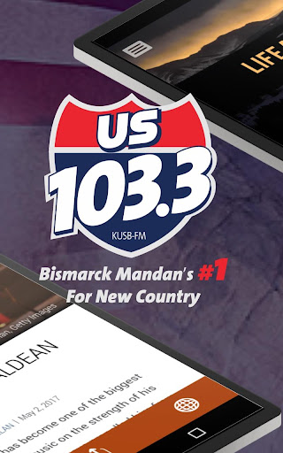 Screenshot of 103.3 US Country (KUSB)