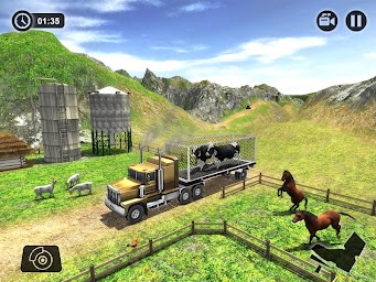 Offroad Farm Animal Truck Driving Game 2020