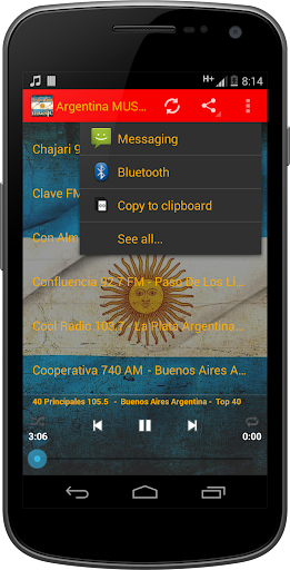Argentina MUSIC Radio Screen 3