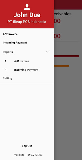 Android application IREAP Invoice & Billing screenshort