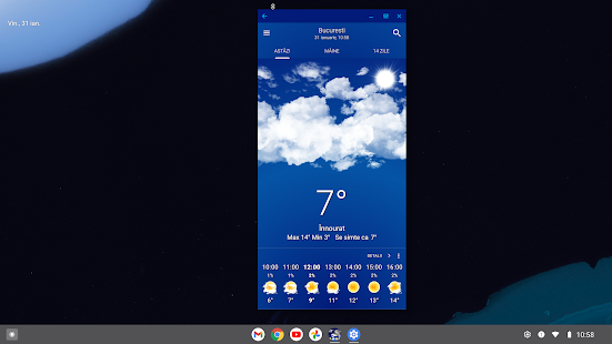 Prognoza meteo: Cer senin Screenshot