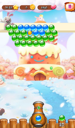 Android application bubble shooter screenshort